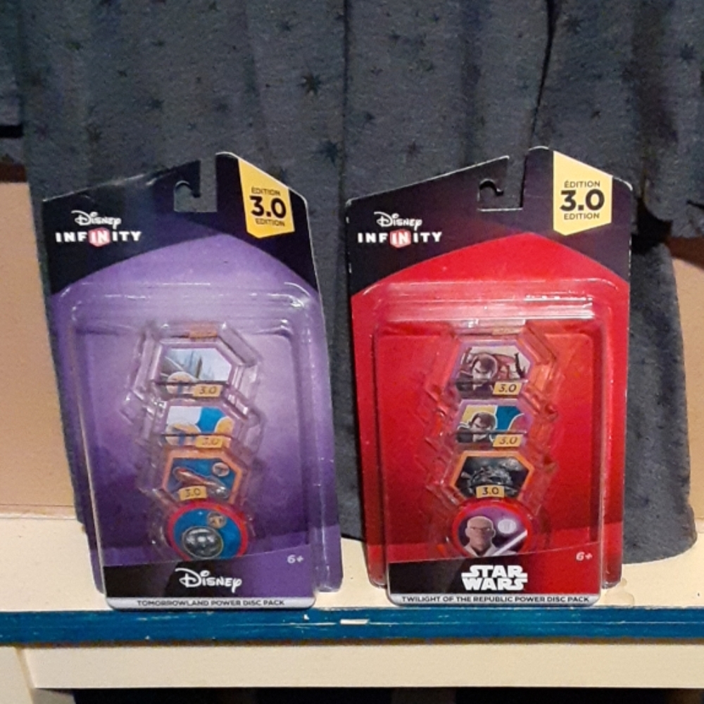 2 Disney new Infinity Edition 3.0 packs